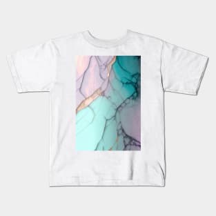 Neutral Heal - Abstract Alcohol Ink Resin Art Kids T-Shirt